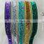 Wholeslae elastic metallic velvet ribbon