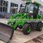 1ton chinese lowest price small front wheel loader hot sale in 2018