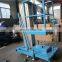 7LSJLI Jinan SevenLift one post movable hydraulic motorized lift ladder platform ladder man lift