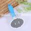Eco-friendly ABS Pets Fur Remover Brush Tangles & Knots Anti-skip Handle Cats Dogs Grooming Slicker Brush