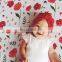 Cartoon Swaddle Blanket Organic Cotton Flamingo Gender Neutral Muslin Baby Swaddle Blanket