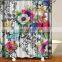 i@home ready made modern digital printing 3d burlap flower colorful shower curtain waterproof