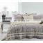100% polyester face super soft flannel fleece back sherpa fabric bedding set
