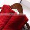 Autumn and Winter Specials Girls Big Bow Tie V-neck Plus Velvet Vest Skirt Woolen Skirt Children's Clothing
