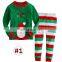 Christmas Baby pyjamas Fall Winter Snowman Santa Claus print Sleepwear Nightwear bedgown sleepcoat nighty