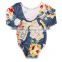 Newborn lace bow rompers Infant floral print Bodysuit  Baby Kids Girl Romper Jumpsuit Clothes Outfits