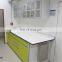 Epoxy resin work top lab wall side table bench for university lab used