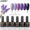 2021 new inventions Girl dark purple nail art private label vanish soak off uv gel nail polish in stock