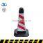 Wholesale Height 70cm Soft Flexible Rubber Plastic Traffic Cone TC214