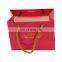 print logo washable shopping packaging kraft custom paper bag with ribbon handle