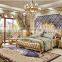 CBMmart classic antique bedroom furniture gold royal king bed camas
