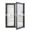 Security aluminum kitchen swing casement door aluminum commercial swing door