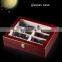Red Wood 8 Jewelry Glasses Display, Double Slot Sunglasses Box