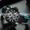 MINI FOCUS MF0244G Men's Quartz Watch Chronograph Analog Waterproof Rubber Strap Sport Wristwatch Men Clock