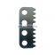 Black anodized aluminum mounting bracket sheet metal punching metal stamping part