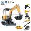 2 Ton Excavator Small Bare Weight Mini Excavator 1.8 Ton Working Good Traction micro digger