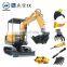 CE EPA Mini Excavators 1ton 1.8ton 2ton micro crawler digger machine china small mini excavator