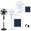 16 Inch 12V DC Solar Fan With Solar Panel Solar Powered AC DC Rechargeable Fan Price Cheap Stand Solar Fan