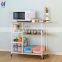 Newest New Arrival 3 Tier Metal Mesh Storage Kitchen Trolley Organizer Cart