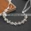 Silver Color Headbands For Women Bride Handmade Crystal Rhinestone Tiaras Hairbands Wedding Hair Accessories Queen Headband Gift