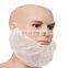 High quality disposable nonwoven beard cover man use white blue beard cover factory direct sale