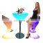 LED furniture /Unique rechargeable outdoor led other bar commercial table party other bar furniture for event night club