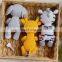 Hot Crochet Safari animal Amigurumi Toy Handmade Hand Knitted Baby gift Newborn toddler Present Cheap Wholesale