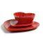 Wholesale Heart Shaped Dinner Set Plates With Bowl