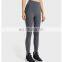 Nylon Spandex Sweat-Wicking Yoga Leggings Crotchless Slim Fit Soft Gym Fitness Tights Pants Women Athletic Wear