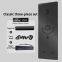 Natural Rubber PU Leather Black Yoga Mat Gym Fitness Equipment