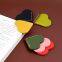 cute bookmark heart-Shaped Page Corner Bookmark Handmade Leather Bookmarks in 18 Colors for Book Notebooks Novels