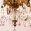 modern luxury decorative gold pendant lamp living room luxury crystal brass lamp small chandelier