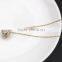 Fantastic trendy jewelry girlfriend heart necklace for wholesale price Hollow Fashion Jewelry