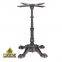 Antique European Classic Black Cast Iron Table Base Unique Furniture Legs