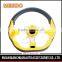 Unique design hot sale white leather steering wheels