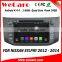 Wecaro WC-NU8053 Android 4.4.4 car multimedia system double din for nissan sylphy car radio gps audio system 16GB Flash