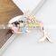 Elegant Crystal Costume Brooch Jewelry Gold Opal Crystal Brooch