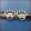 Factory DIY jewellery accessories 10MM Rhinestones crowns alloy slide charms