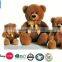 big teddy bear custom plush toy/plush brown bear toy/soft plush brown bear toy