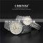 Silver Color Watch Love for Her/ Him Couple's Watches Man Stainless Steel Japan Quartz Movement OEM Custom Watches Man