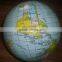 Inflatable teaching globe ball
