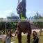 Life-size moving realistic museum exhibition animatronic dinosaur