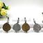 Brown and Beige Polyresin Shower curtain hooks