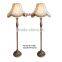 antique resin floor lamp with lint shade