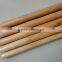 high quality 120cm length natural wooden broom stick with plastic cap
