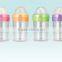 350ml baby plastic water bottle custom logo with straw