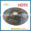 4" high quality abrasives cutting disc with double nets for metal and inox