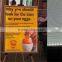 Edgelight AF41snap clip light box single side LED advertising light box with custom printed image