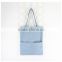 factory directly cotton denim promotion bag with pocket