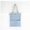 factory directly cotton denim promotion bag with pocket